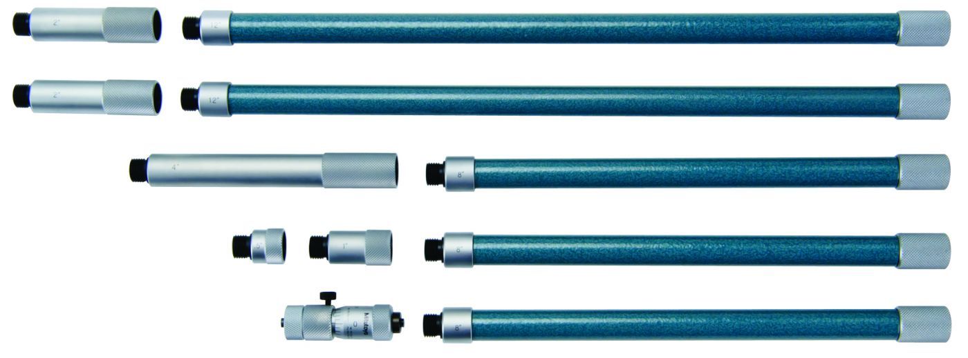 Mitutoyo 2 - 60 In Mechanical Micrometers - Tubular Inside Micrometers (137-215)