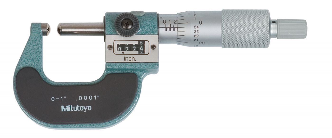Mitutoyo 1 In Mechanical Micrometers - Micrometer (295-253)