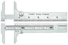 STARRETT 1025-6 Stainless Steel Pocket Slide Caliper (1025-6)