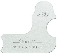 STARRETT 167-220 Individual Radius Gage (167-220)