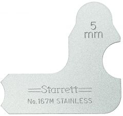 STARRETT 167M-5 1/2 Individual Radius Gage (167M-5)