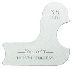 STARRETT 167M-6 1/2 Individual Radius Gage (167M-6 1/2)