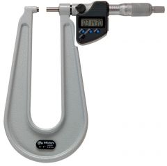 Mitutoyo 1 In/25.4mm Digimatic Micrometer - Deep Throat Micrometer (389-351-30)