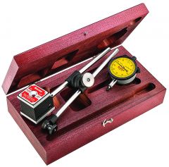 STARRETT 657MEZ Set Including Magnetic Base and Upright Post Assembly with Millimeter Reading Indicator 25-181J (657MEZ)