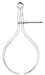 STARRETT 79A-12 Yankee Spring-Type Caliper, Outside, 12" Size and Capacity, Solid Nut, Flat Leg (79A-12)