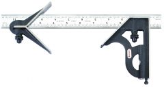 STARRETT C11HC-18-16R 18" Combination Square with Square and Center Head (C11HC-18-16R)