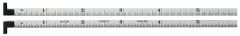 STARRETT H610N-6 Spring-Tempered Steel Rules with Inch Graduations (H610N-6)