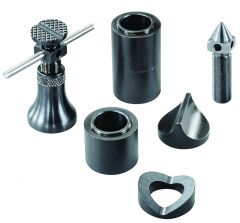 STARRETT SF190 Little Giant Jack Screw Set Complete, with Fine-Adjusting Screw and All Attachments (SF190)