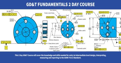 GD&T Fundamentals 2 Day Course - Indianapolis, IN - March 2023